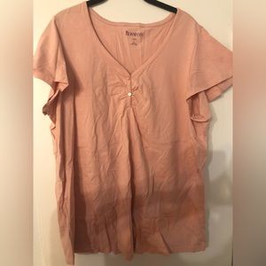 Romans Blush Blouse Size 18/20 NWT